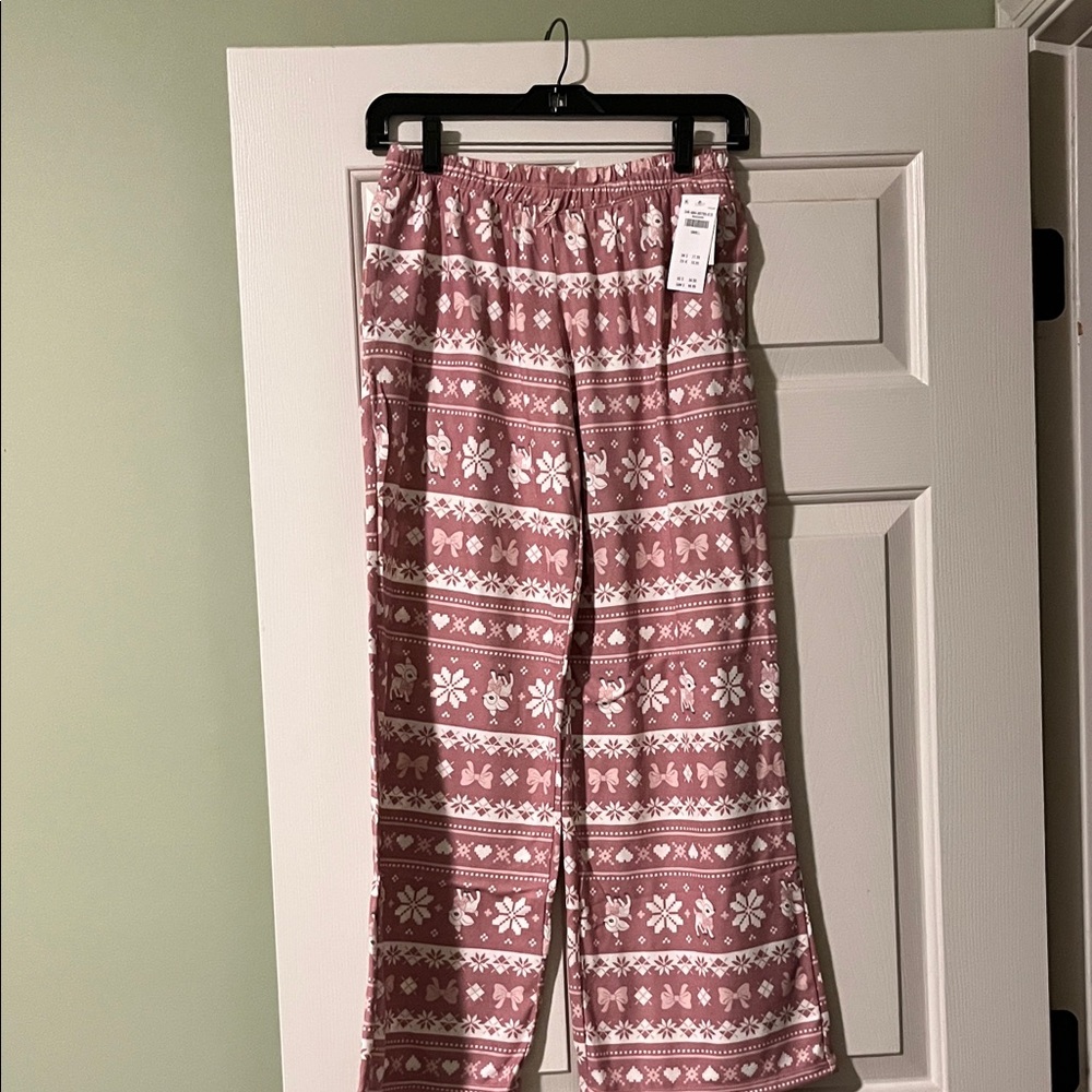 Hollister Pink Fair Isle Sleep Pants